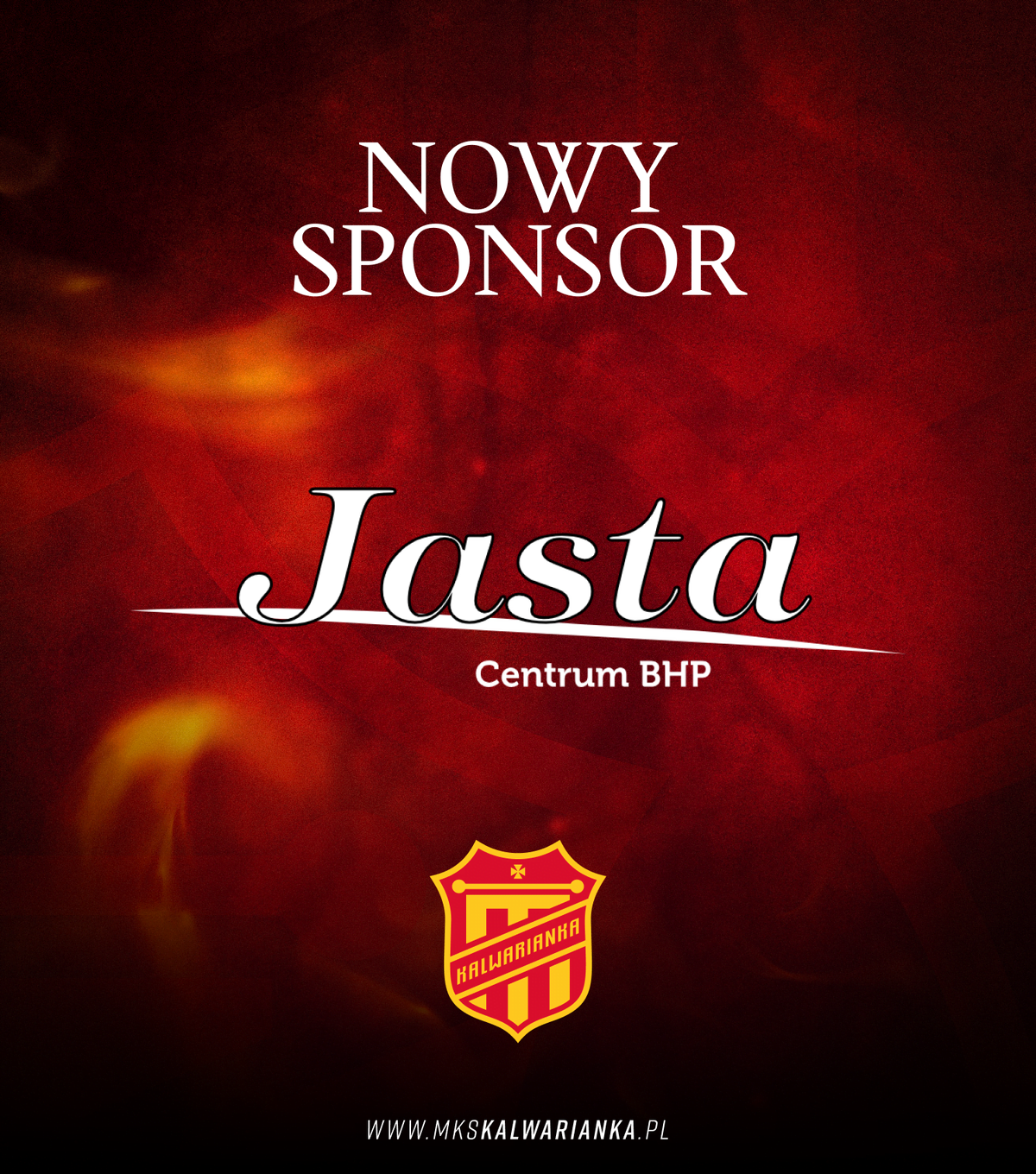 Firma Jasta Centrum BHP sponsorem Żółto-Czerwonych! 1